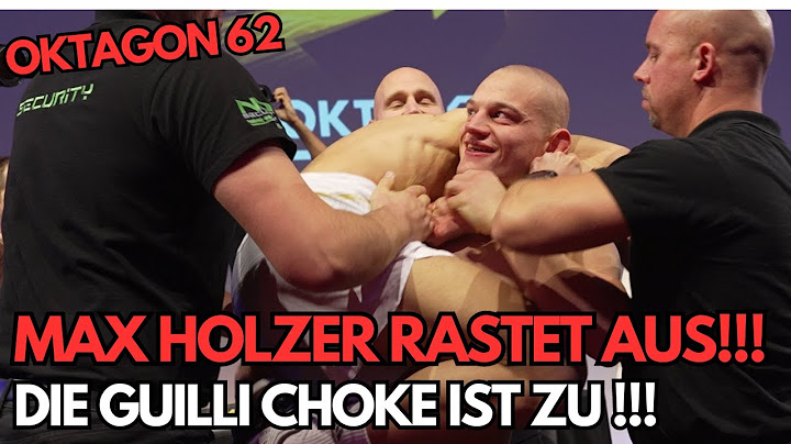 OKTAGON 62 - FACEOFF - MAX HOLZER greift seinen Gegner an und wird in eine GUILLOTINE gepackt!!!