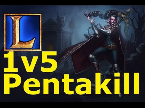 Vayne 1V5 PENTAKILL
