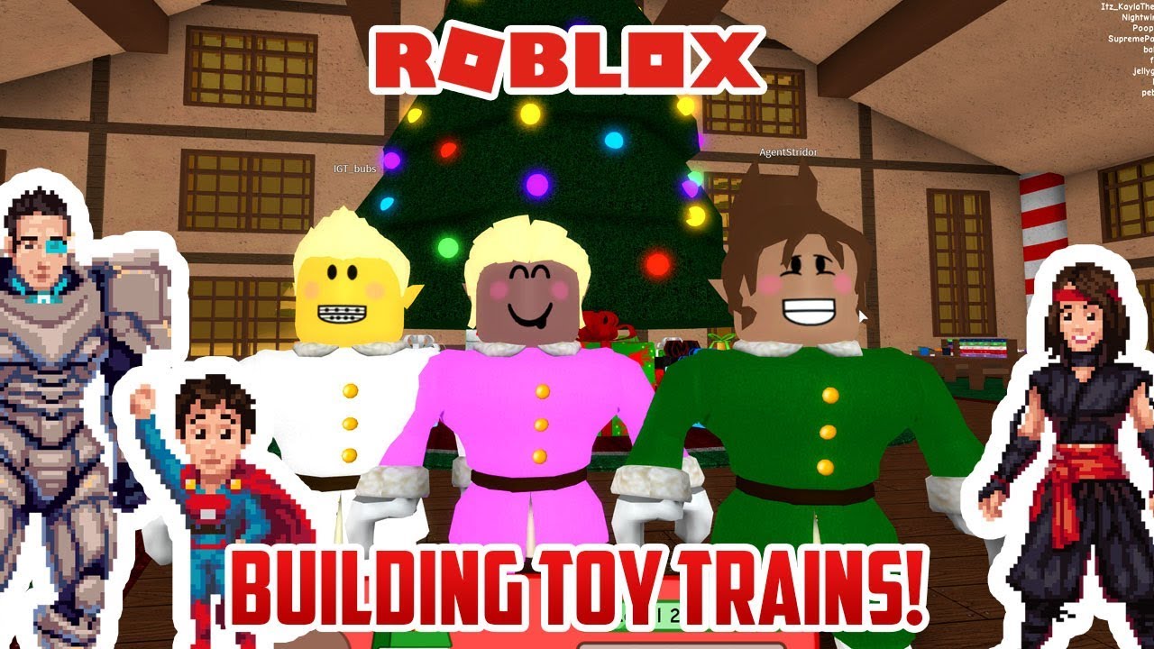 Roblox BUILDING TOY TRAINS FOR CHRISTMAS! YouTube