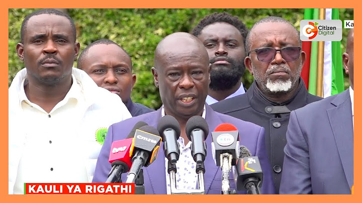 Gachagua: Killing and business destruction narrative points to Ruto’s pattern of ethnic profiling