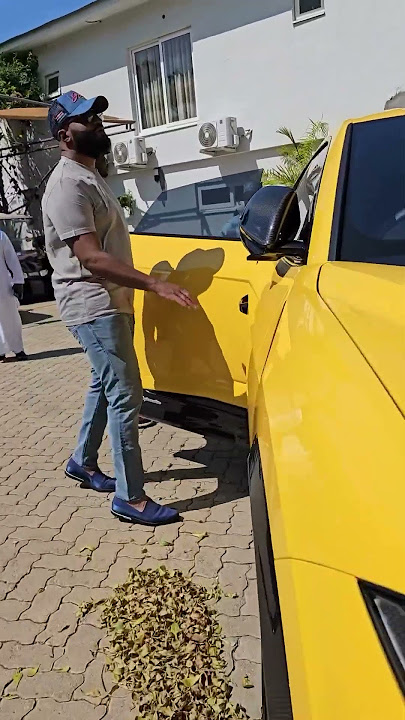 Hassan Joho showcasing his brand new Lamborghini Urus Worth Ksh 30 Million!!