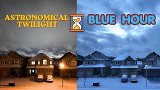 Astronomical Twilight to Blue Hour: Dramatic Cloud Time-lapse