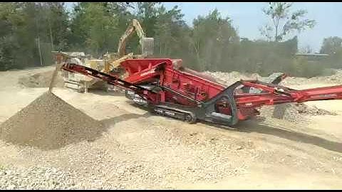 Sandvik QE 341 scalper on test with customer