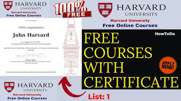 🎓 Harvard Just Dropped FREE Online Courses (No Catch!) | Learn From the BEST! - HowToDo