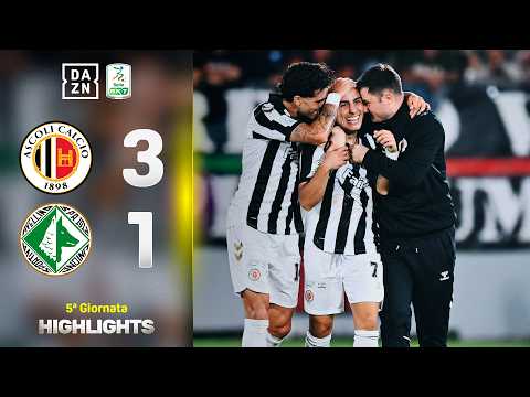 SILIPO-SHOW, DOPPIETTA e RIMONTA vincente: Ascoli-Avellino 3-1 | Serie BKT | DAZN Highlights