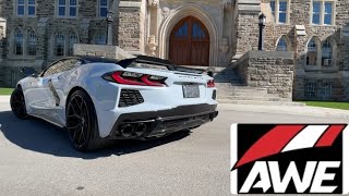 AWE Exhaust is now on my C8 Corvette! Everything you need to know about choosing an exhaust
