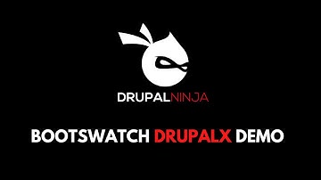 DrupalX Bootswatch integration Demo (Bootstrap)