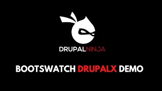 DrupalX Bootswatch integration Demo (Bootstrap)