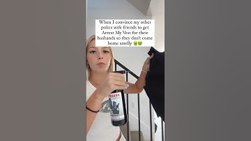Police Wife Hack For Wives With Husbands Who Have Smelly Bulletproof Vests 👮 #shorts