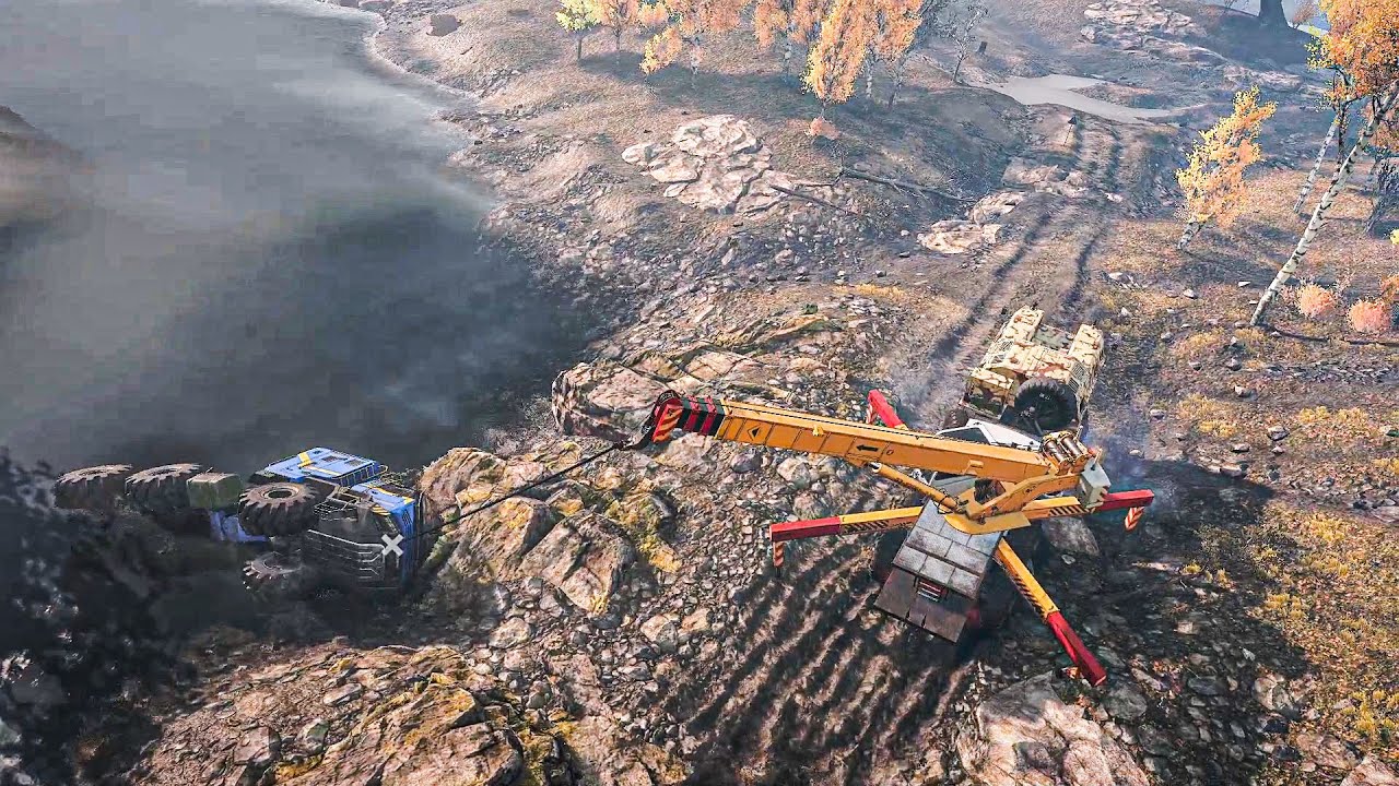 Recovering The Toppled Giant in Snow Runner