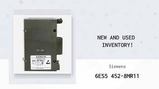 Buy 6ES5 452-8MR11 Siemens Relay Output Module from Santa Clara Systems
