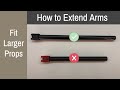 How to extend arms on tarot drones