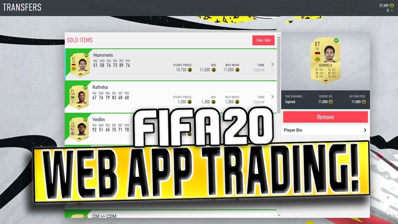 FIFA 20 Ultimate Team: Web App Tips And Tricks - How To Get The