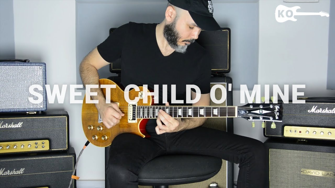Guns N Roses   Sweet Child O Mine   Electric Guitar Cover by Kfir Ochaion