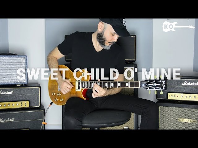 Guns N' Roses - Sweet Child O' Mine - Electric Guitar Cover by Kfir Ochaion class=