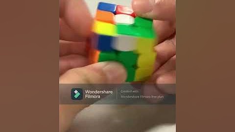 Gan Keychain Rubik’s Cube (30mm) solved in 32 seconds! #shorts