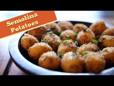 Video: Crispy Potatoes In Semolina