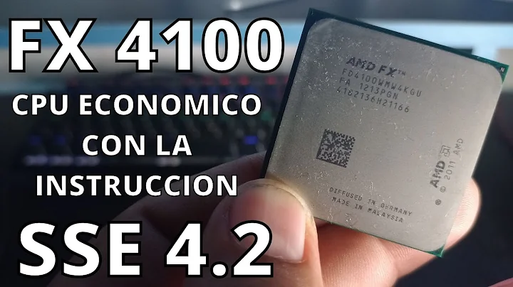 ¡Potencia y precio! Descubre el procesador FX 4100 para juegos y tareas diarias