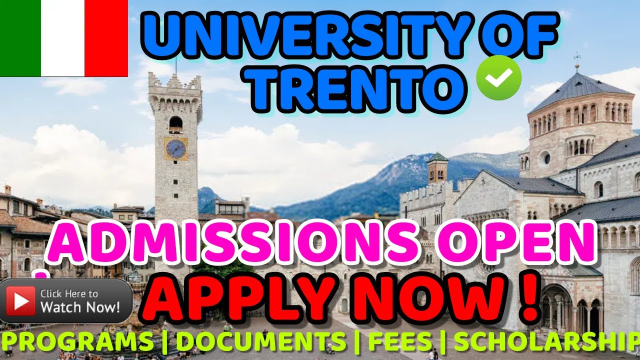 university of trento phd application