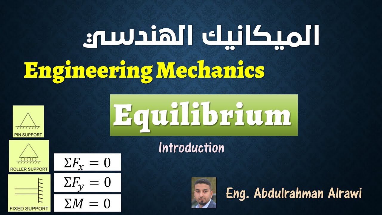 اتزان الجسم الجاسئ (Equilibrium of a rigid body)