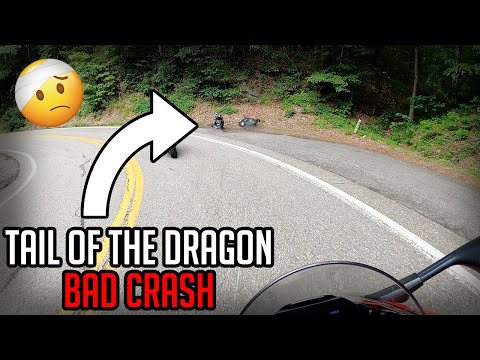 My best friend crashed his bike on the Tail of the Dragon :(