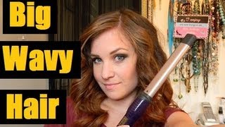 How I curl my hair - Babyliss Waving Wand - YouTube