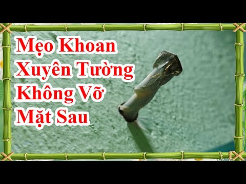 Video: Máy khoan không dây có thể xuyên qua gạch không?