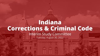 2022 Corrections & Criminal Code Committee, Interim Study on HIV Criminal Laws/Public Health Code.