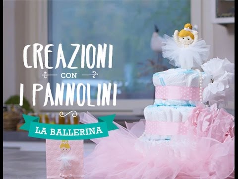 Ballerina Torta Di Pannolini Pampers Youtube