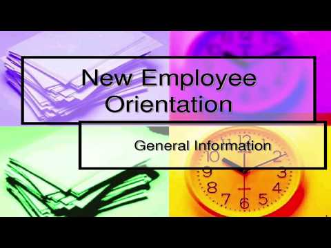 New Employee Orientation