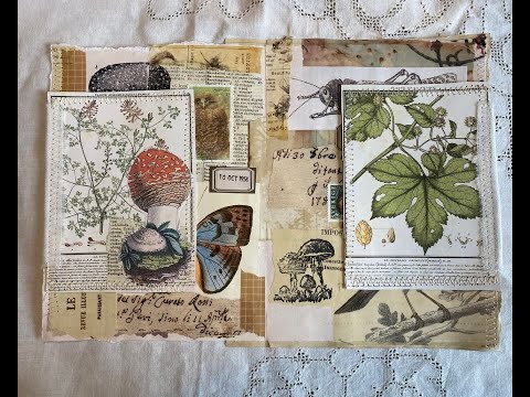 JunkJournal✢『LADY♡』 The100DayProject | Day 42: journal page flipout | Inspired by
