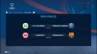 Ligue des champions féminine 2024 résultats 1/2 finales
