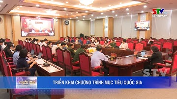 Hội nghị trực Triển khai các Chương trình mục  tiêu quốc gia