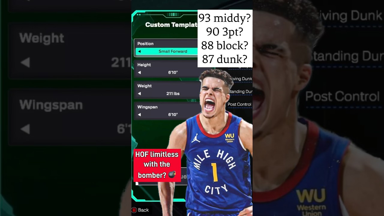 Michael Porter Jr 6’10 2 way sharp is the best build on NBA 2K26 🤯