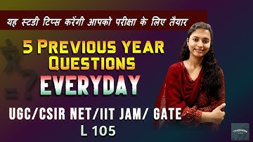 Linear Algebra TOPIC WISE Previous Year Questions | UGC/CSIR NET, GATE, IIT JAM, UPSC Optional L105