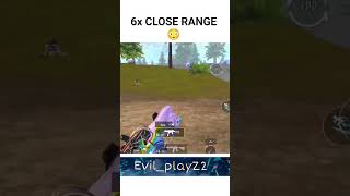 M416 6x Close Range Laser Spray 🔥 | Insane Control | BGMI Short #m416 #m4166x #m416spray #m416laser