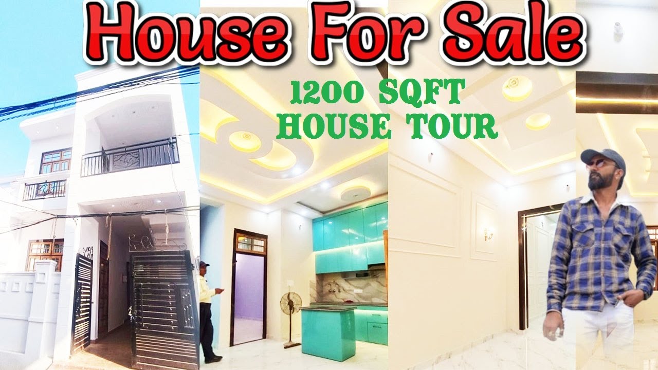 1200 Sqft सुन्दर एक नंबर मकान || Ready to Move House for Sale in Lucknow || 3bhk Full House Tour