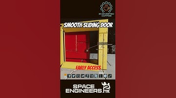 Smooth Sliding Door with Thruster Override #spaceengineers #se2 #spaceengineers2