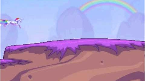 Robot Unicorn Attack - 100188 Second Wish, 189166 Total. High Score!