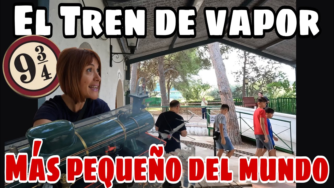 🚂 Nos subimos en un TREN de VAPOR en MINIATURA #autocaravana ~ 🎦Cap#067
