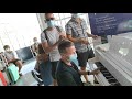 Back on tour! A piano at the Catania Airport (Italy) - Matthew Lee