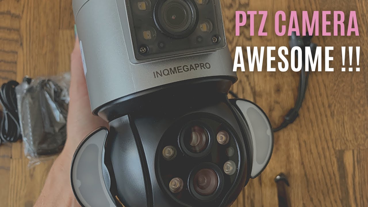 How to Use PTZ Camera INQMEGAPRO Security Camera Outdoor 4MP Review