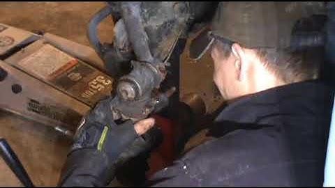 Part 2 vw bus driver side removing spindle