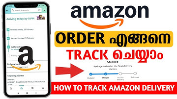 How To Track Amazon Order Malayalam | amazon Delivery Status Tracking #amazon #delivery #status
