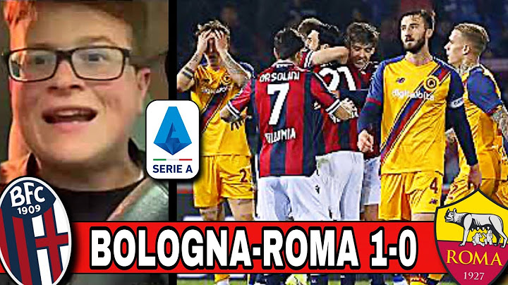 [SUPERSFOGO INSTABILE] BOLOGNA-ROMA 1-0 - VOI STATE MALEEEEE! SONO FURIOSOOO!! VE DOVETE VERGOGNÀ!!