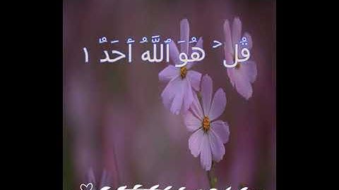 الاستماع والاسترخاء إلى سورة الإخلاص  مع ترجمتها باللغة الإنجليزية