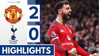 Manchester United Vs Tottenham 2-0 - Highlights & All Goals - Mbeumo & Bruno Fernandes Goal