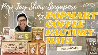 UNBOXING POPMART COFFEE FACTORY HAUL ☕✨ | POPTOY SHOW SINGAPORE 2025 🛍️ #popmart #toyhaul #singapore screenshot 1