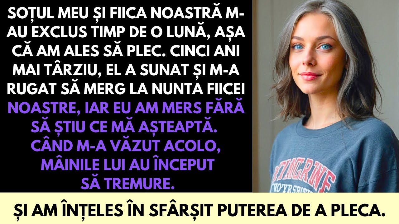 Soțul și Fiica Mea M-au Șters—După 5 Ani Am Intrat la Nunta Ei de Lux, iar El a Înghețat