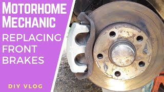 Motorhome Mechanic  Replacing Brake Calipers and Pads
